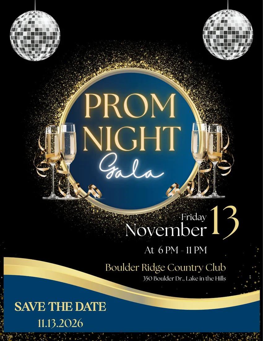 Flyer: Options & Advocacy Prom Night Gala, Friday November 13, 6 to 11 PM, Boulder Ridge Country Club